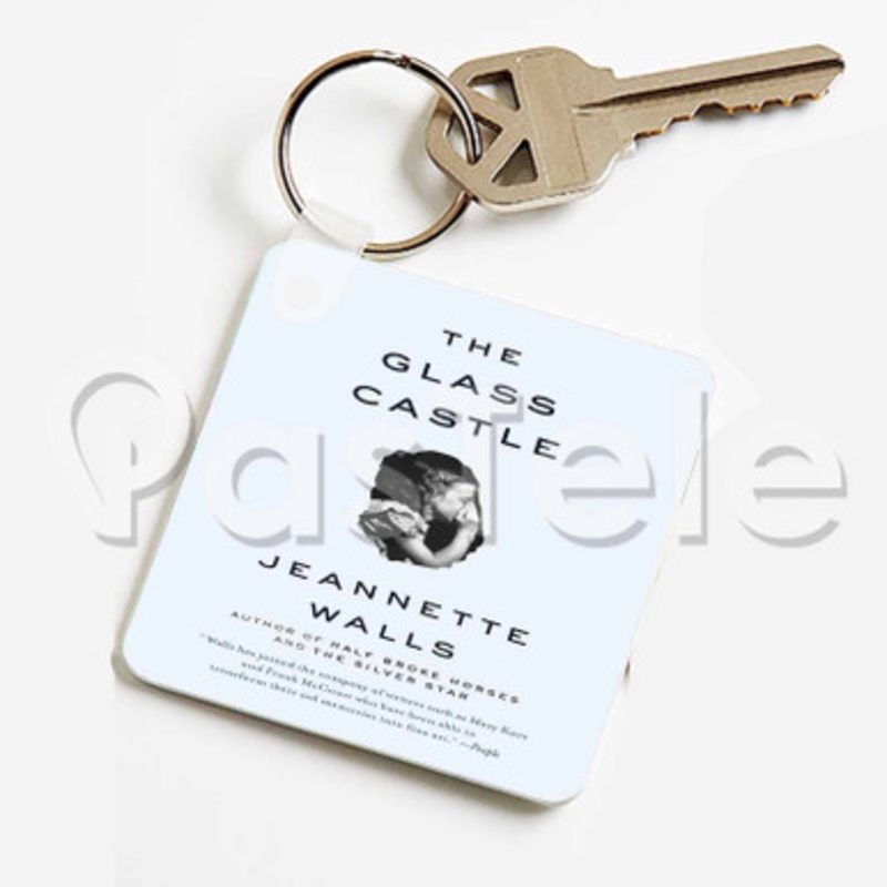 The Glass Castle Custom Keychain Key Ring Jewelry Necklaces Pendant Two Sides Key
