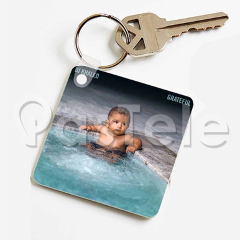 To The Max DJ Khaled Drake Custom Keychain Key Ring Jewelry Necklaces Pendant Two Sides Key