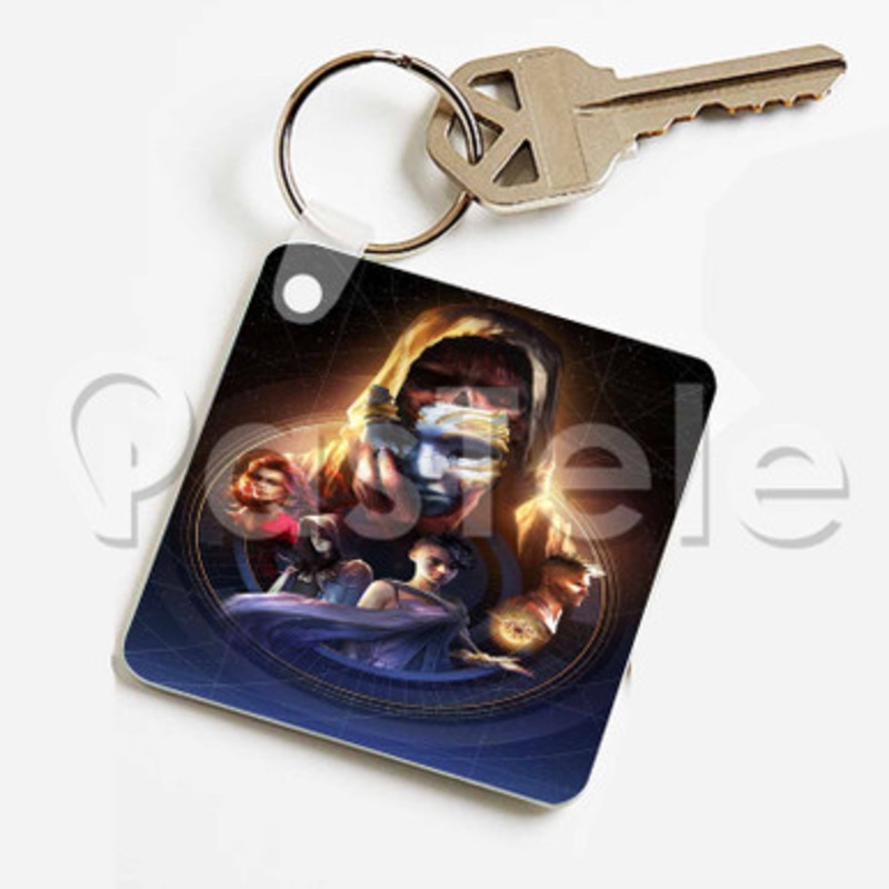 Torment Tides of Numenera Custom Keychain Key Ring Jewelry Necklaces Pendant Two Sides Key