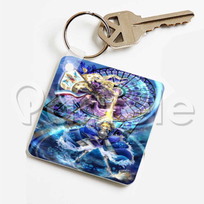 Zero Fate Apocrypha Custom Keychain Key Ring Jewelry Necklaces Pendant Two Sides Key