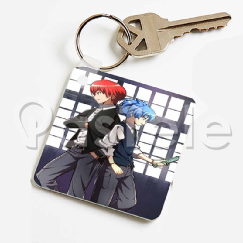 Ansatsu Kyoushitsu Assasination Classroom Custom Keychain Key Ring Jewelry Necklaces Pendant Two Sides Key
