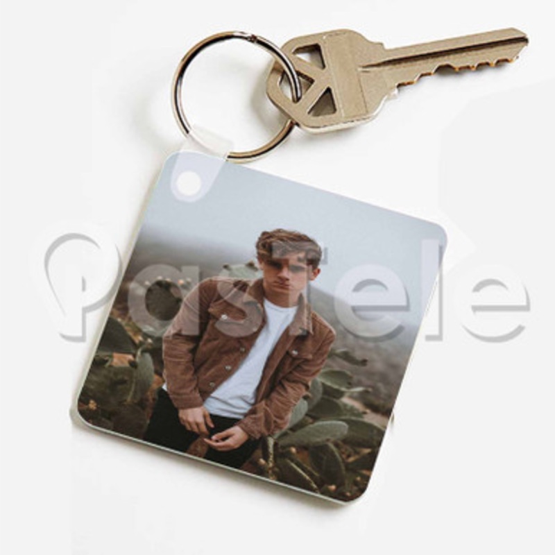 Connor Franta Custom Keychain Key Ring Jewelry Necklaces Pendant Two Sides Key