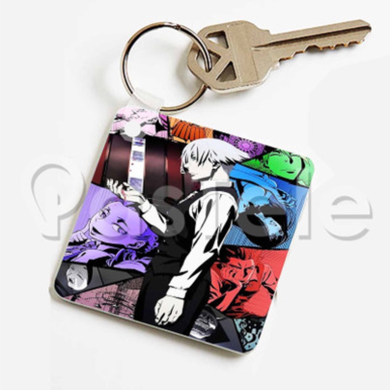 Death Parade Custom Keychain Key Ring Jewelry Necklaces Pendant Two Sides Key