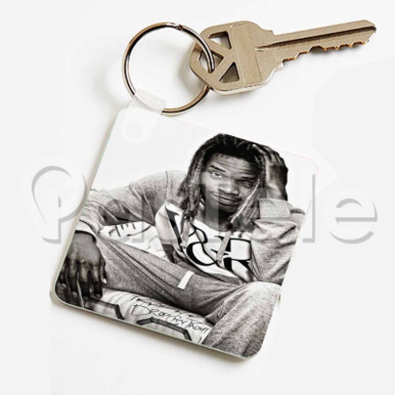 Fetty Wap Custom Keychain Key Ring Jewelry Necklaces Pendant Two Sides Key