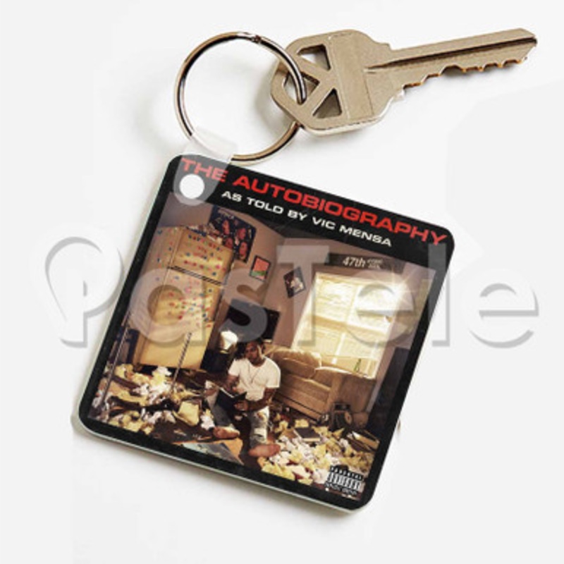 Heaven On Earth Vic Mensa Feat The Dream Custom Keychain Key Ring Jewelry Necklaces Pendant Two Sides Key