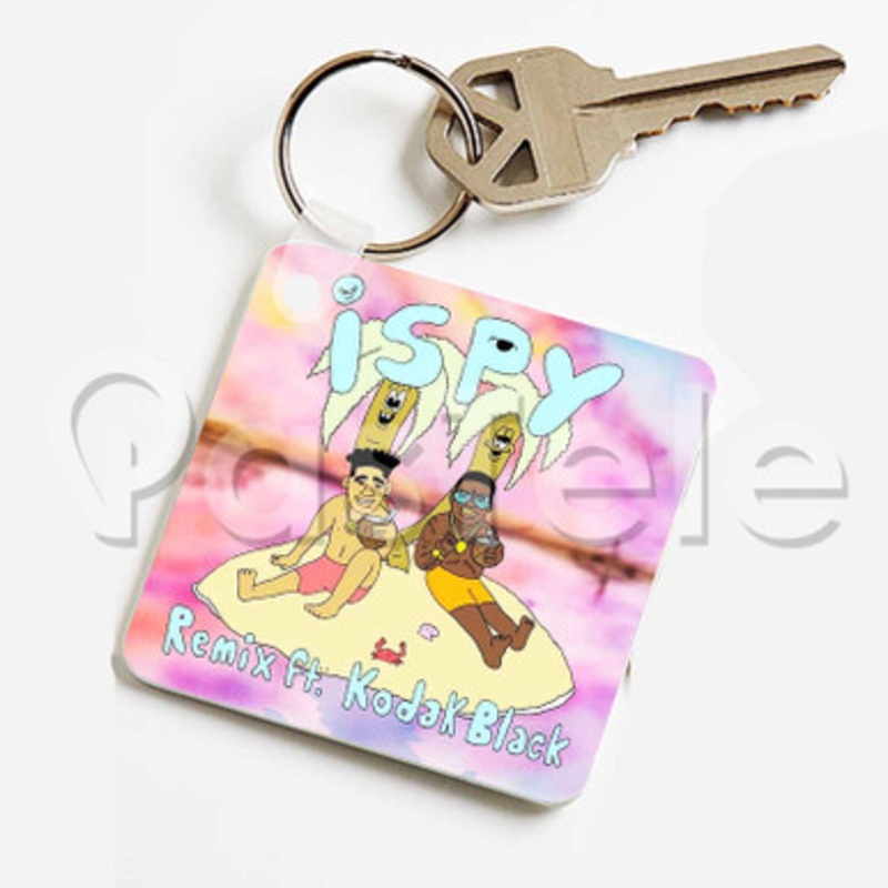 i Spy Kyle Feat Kodak Black Custom Keychain Key Ring Jewelry Necklaces Pendant Two Sides Key