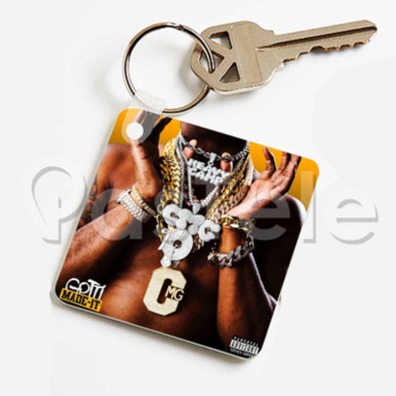 Letter 2 The Trap Yo Gotti Mike Will Made It Custom Keychain Key Ring Jewelry Necklaces Pendant Two Sides Key
