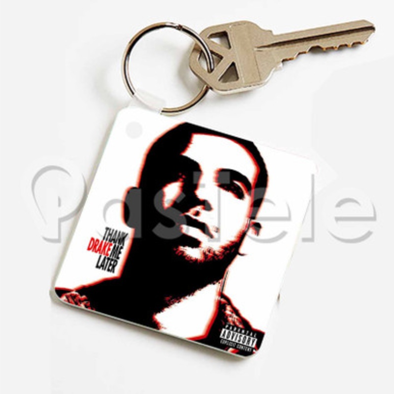 Light Up Drake Feat Jay Z Custom Keychain Key Ring Jewelry Necklaces Pendant Two Sides Key