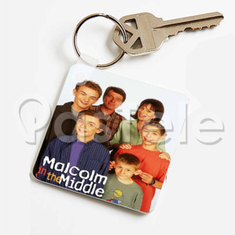 Malcolm in the Middle Custom Keychain Key Ring Jewelry Necklaces Pendant Two Sides Key