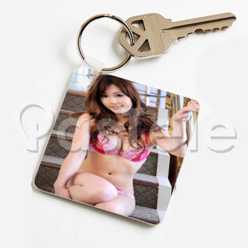 Mei Haruka Custom Keychain Key Ring Jewelry Necklaces Pendant Two Sides Key