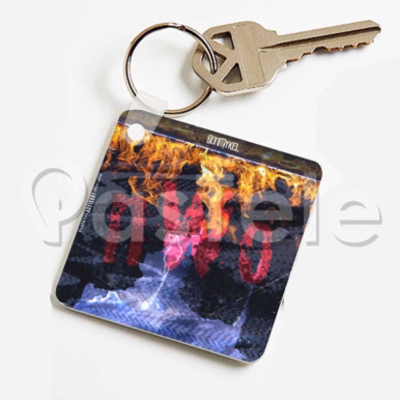 NWO Don Mykel Custom Keychain Key Ring Jewelry Necklaces Pendant Two Sides Key