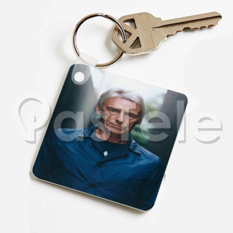 Paul Weller Custom Keychain Key Ring Jewelry Necklaces Pendant Two Sides Key