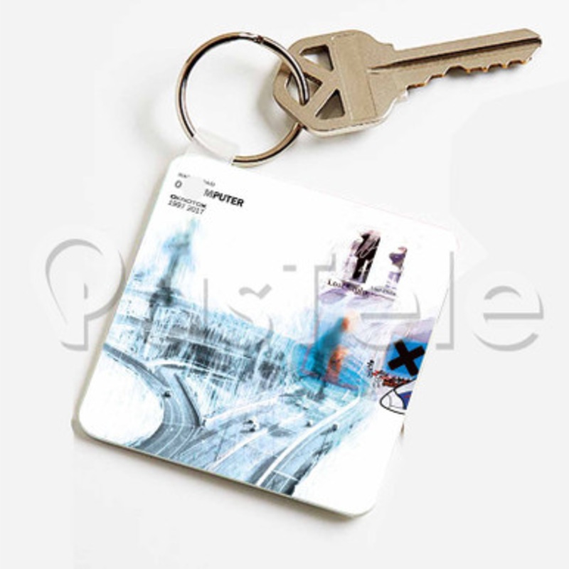 Radiohead I Promise Custom Keychain Key Ring Jewelry Necklaces Pendant Two Sides Key