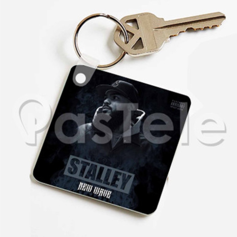 Stalley New Wave Custom Keychain Key Ring Jewelry Necklaces Pendant Two Sides Key