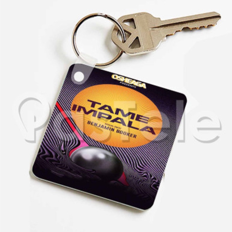 Tame Impala Custom Keychain Key Ring Jewelry Necklaces Pendant Two Sides Key
