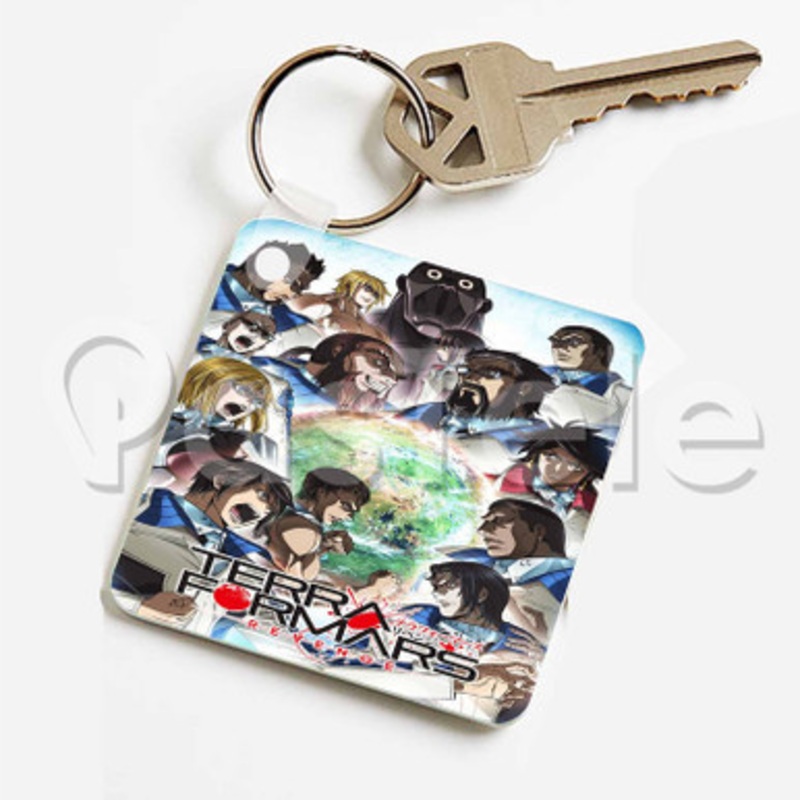 Terra Form Custom Keychain Key Ring Jewelry Necklaces Pendant Two Sides Key