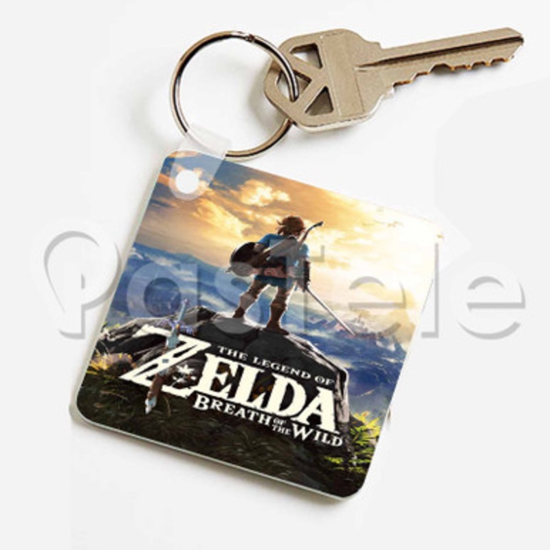 The Legend of Zelda Breath of the Wild Custom Keychain Key Ring Jewelry Necklaces Pendant Two Sides Key