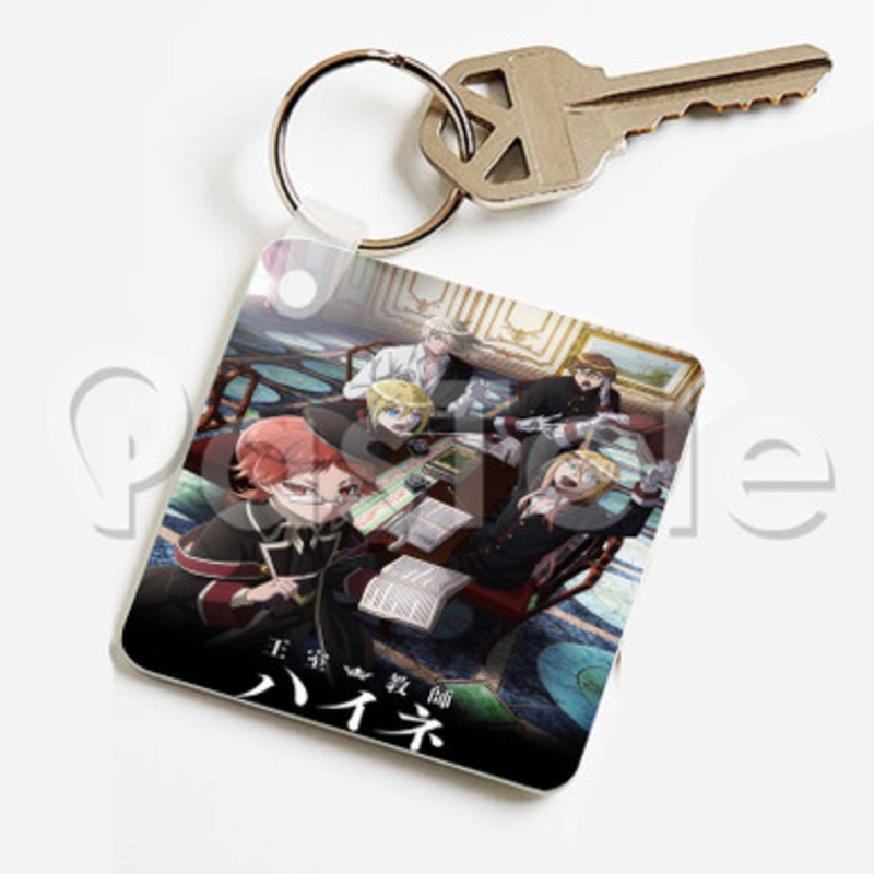 The Royal Tutor Custom Keychain Key Ring Jewelry Necklaces Pendant Two Sides Key