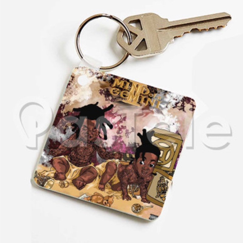 Witty Deniro Farrar Feat Denzel Curry Custom Keychain Key Ring Jewelry Necklaces Pendant Two Sides Key