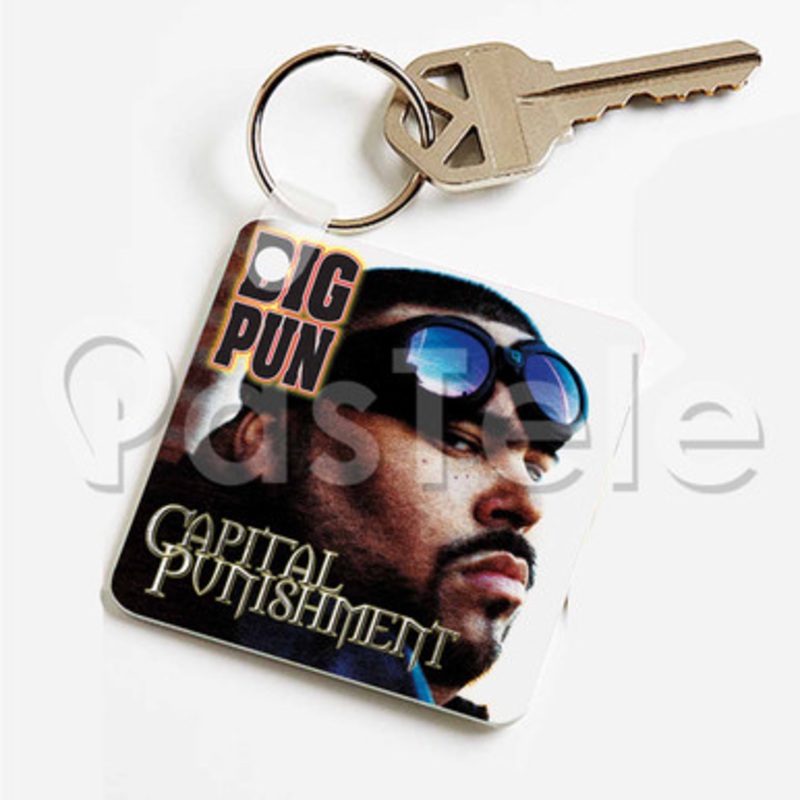 Big Pun Custom Keychain Key Ring Jewelry Necklaces Pendant Two Sides