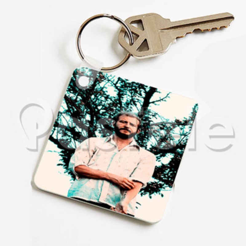 Bon Iver Custom Keychain Key Ring Jewelry Necklaces Pendant Two Sides Key