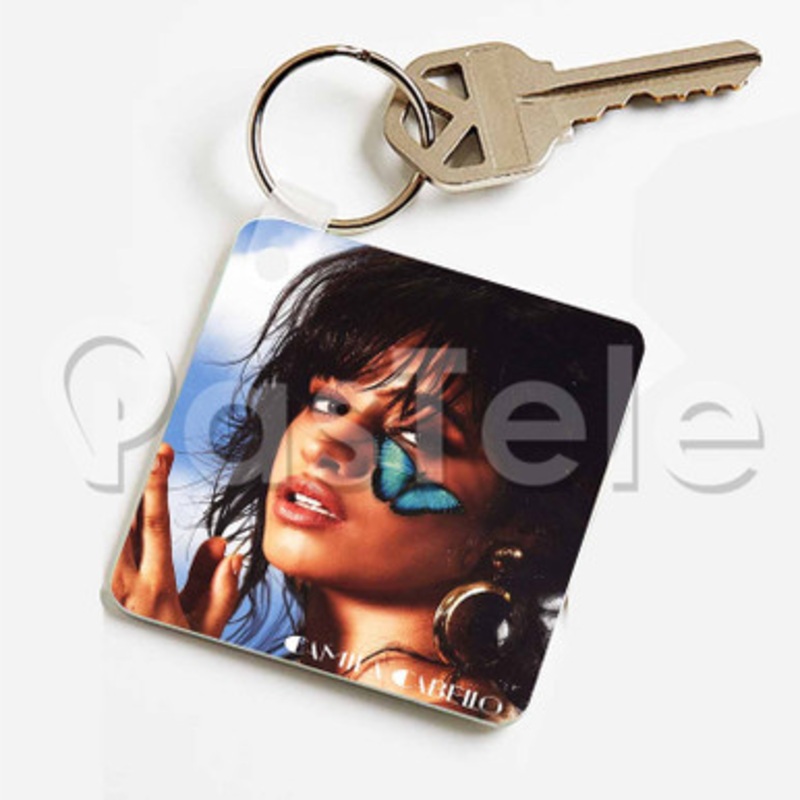 Camila Cabello 3 Custom Keychain Key Ring Jewelry Necklaces Pendant Two Sides Key