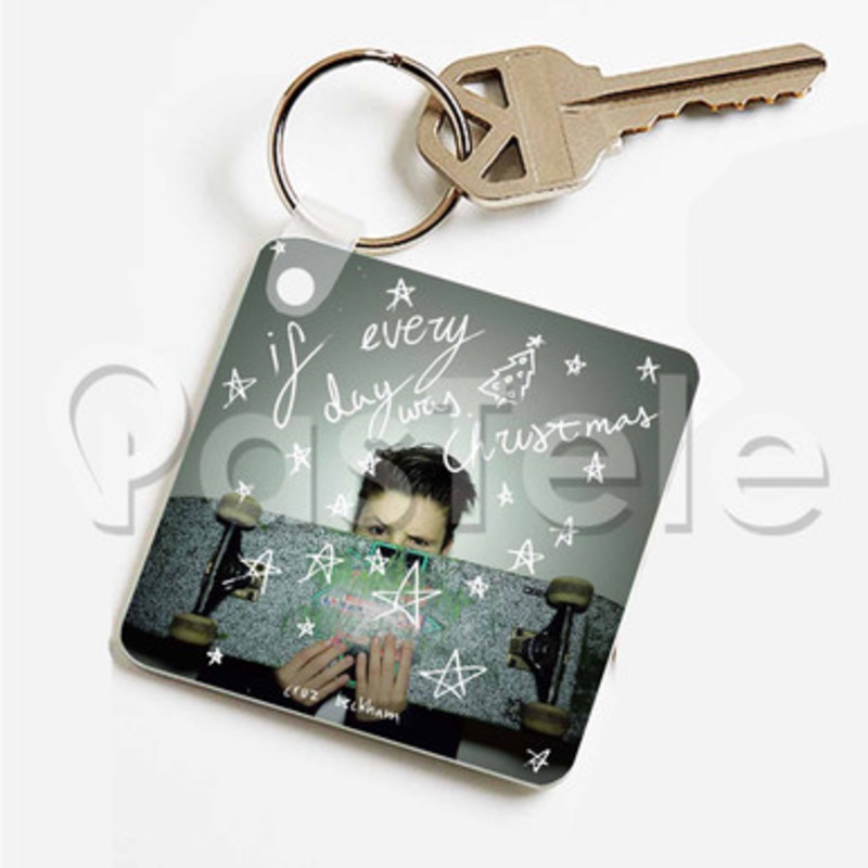 Cruz Beckham If Everyday Was Christmas Custom Keychain Key Ring Jewelry Necklaces Pendant Two Sides