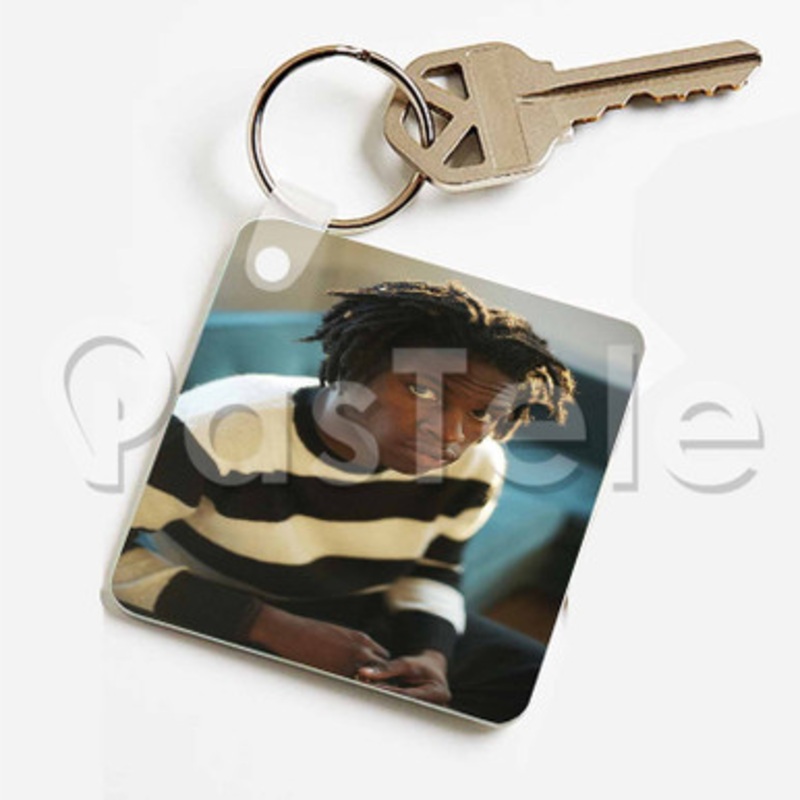 Daniel Caesar Custom Keychain Key Ring Jewelry Necklaces Pendant Two Sides Key