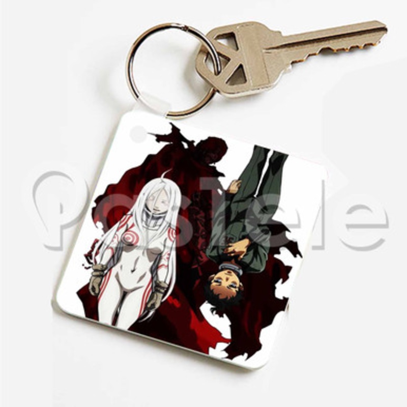 Deadman Wonderland Custom Keychain Key Ring Jewelry Necklaces Pendant Two Sides