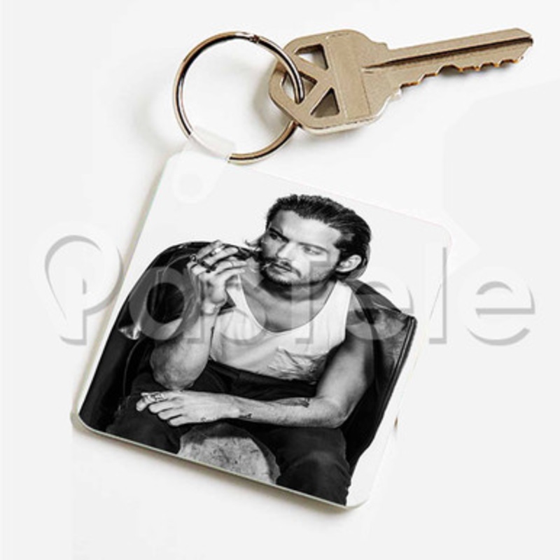 Dylan Rieder Custom Keychain Key Ring Jewelry Necklaces Pendant Two Sides