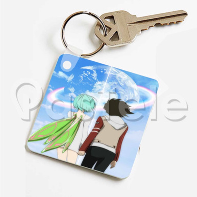 Eureka Seven 2 Custom Keychain Key Ring Jewelry Necklaces Pendant Two Sides