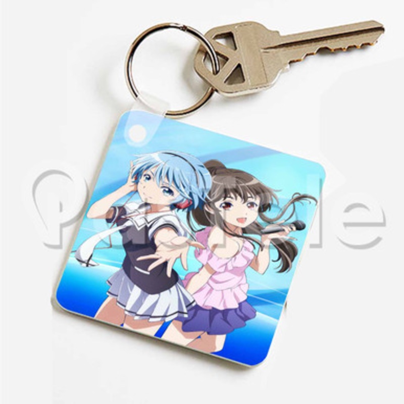 Fuuka 2 Custom Keychain Key Ring Jewelry Necklaces Pendant Two Sides