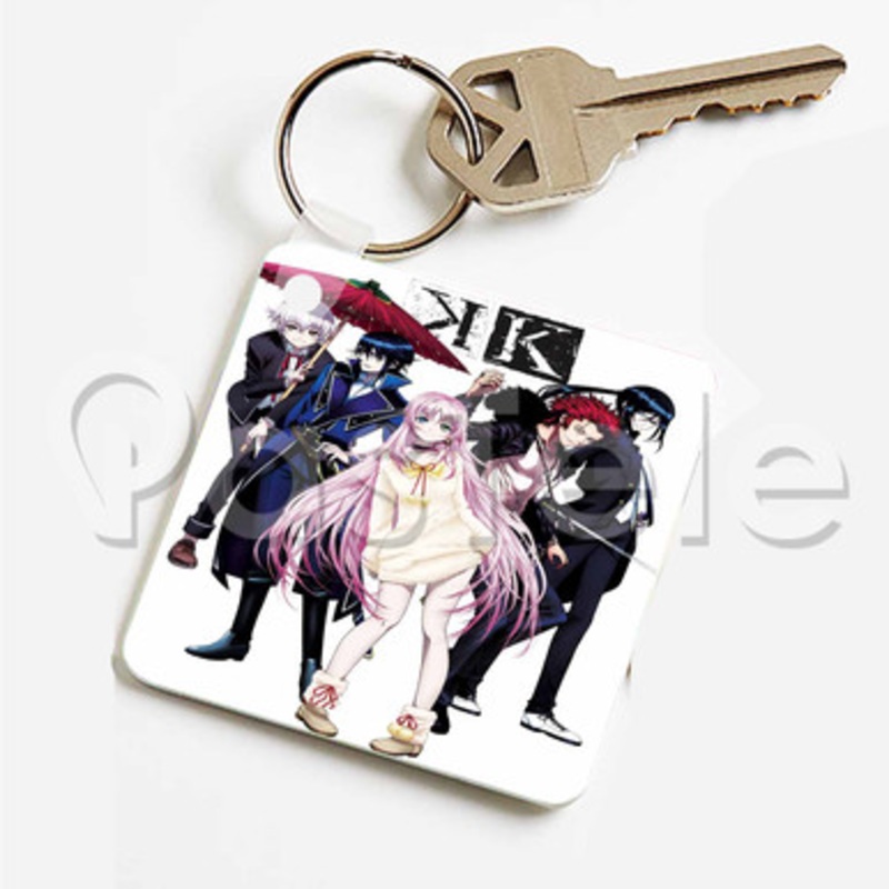 K Anime Custom Keychain Key Ring Jewelry Necklaces Pendant Two Sides