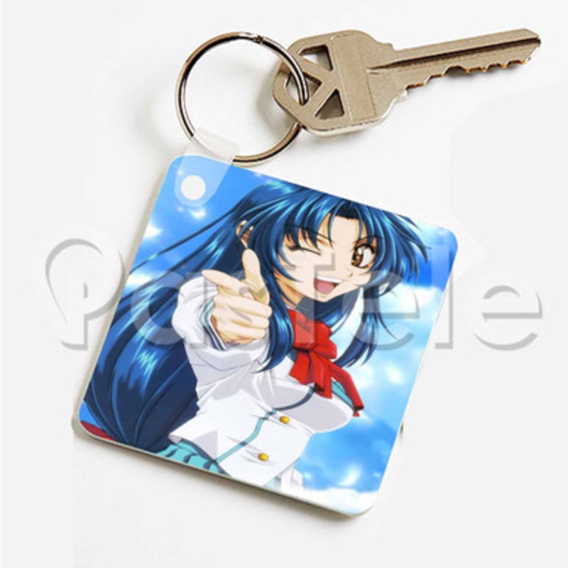 Kaname Chidori Full Metal Panic Custom Keychain Key Ring Jewelry Necklaces Pendant Two Sides