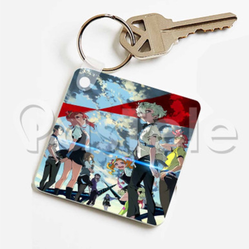 Kiznaiver Custom Keychain Key Ring Jewelry Necklaces Pendant Two Sides Key