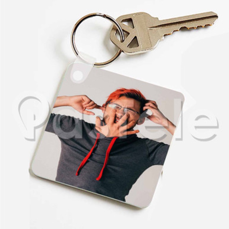 Markiplier Custom Keychain Key Ring Jewelry Necklaces Pendant Two Sides