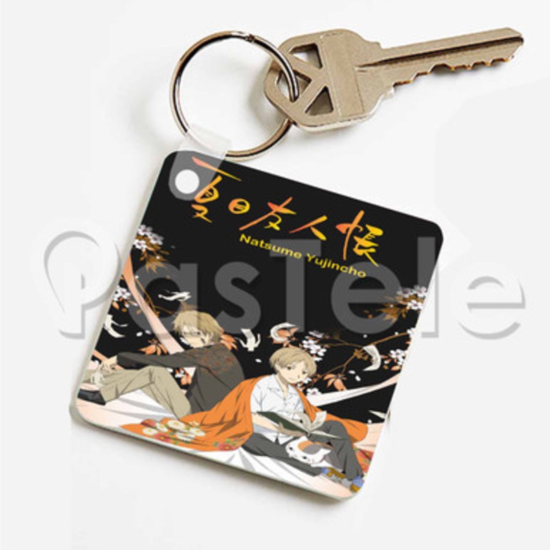 Natsume Y jin Ch Go Custom Keychain Key Ring Jewelry Necklaces Pendant Two Sides