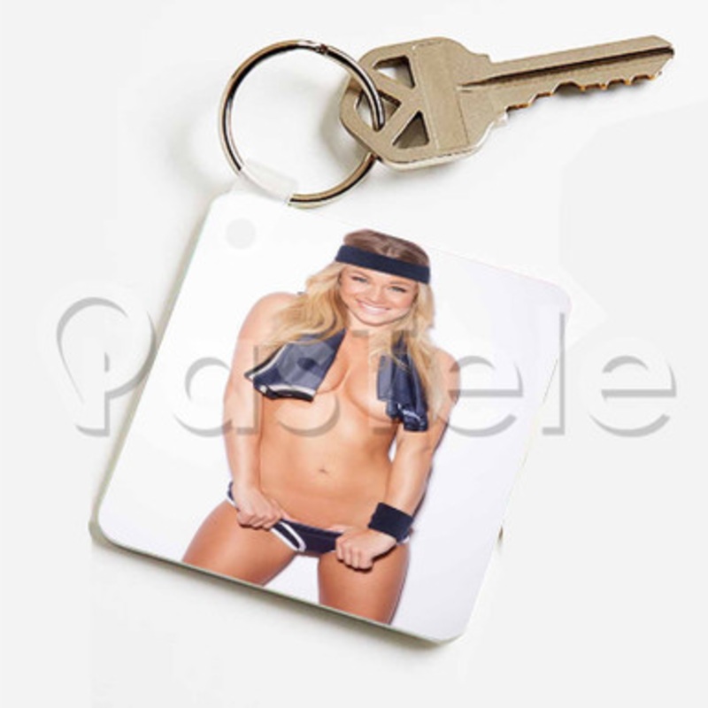 Nikki Leigh Custom Keychain Key Ring Jewelry Necklaces Pendant Two Sides Key