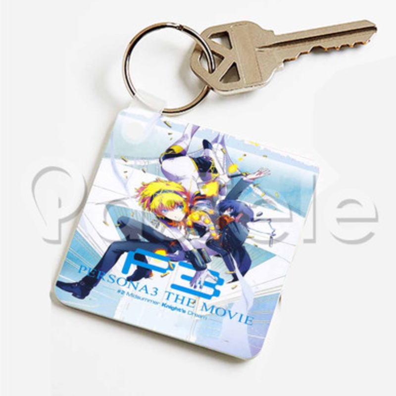 Persona 3 the Movie 2 Midsummer Knight s Dream Custom Keychain Key Ring Jewelry Necklaces Pendant Tw