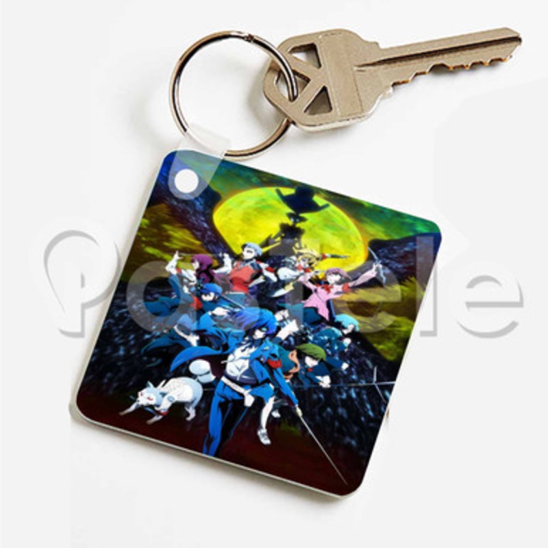 Persona 3 the Movie 4 Custom Keychain Key Ring Jewelry Necklaces Pendant Two Sides