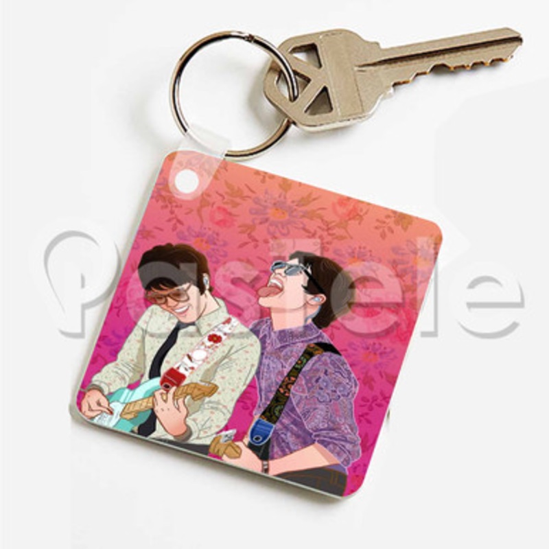 Pretty Odd Ryden Custom Keychain Key Ring Jewelry Necklaces Pendant Two Sides