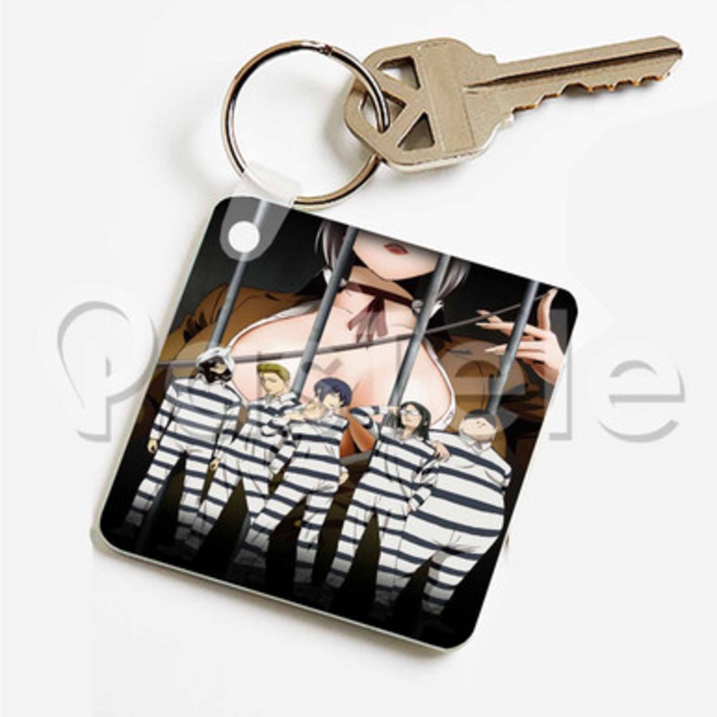 Prison School Custom Keychain Key Ring Jewelry Necklaces Pendant Two Sides