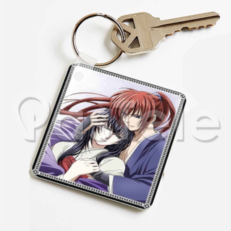 Rurouni Kenshin Trust Betrayal Custom Keychain Key Ring Jewelry Necklaces Pendant Two Sides