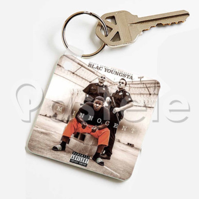 Sex Blac Youngsta Feat Slim Jxmmi Custom Keychain Key Ring Jewelry Necklaces Pendant Two Sides Key
