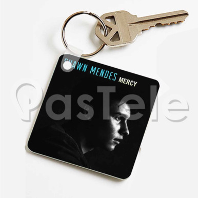 Shawn Mendes Mercy Custom Keychain Key Ring Jewelry Necklaces Pendant Two Sides