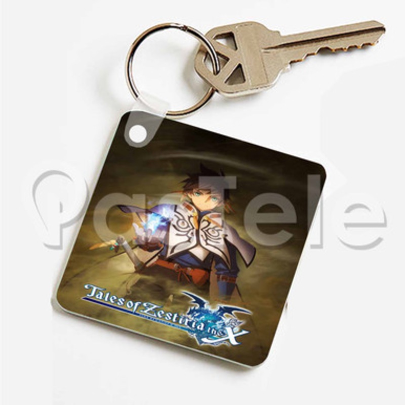 Tales of Zestiria X Custom Keychain Key Ring Jewelry Necklaces Pendant Two Sides