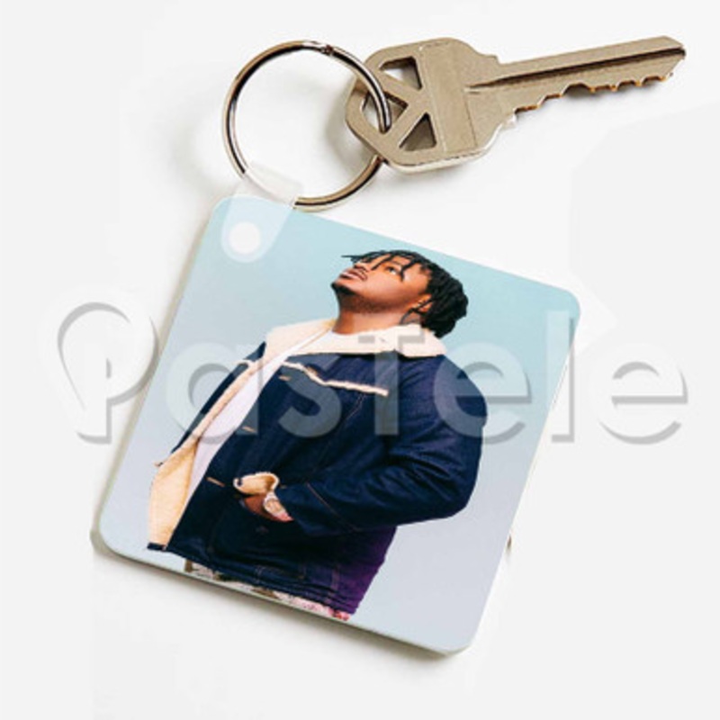 Tee Grizzley Custom Keychain Key Ring Jewelry Necklaces Pendant Two Sides Key