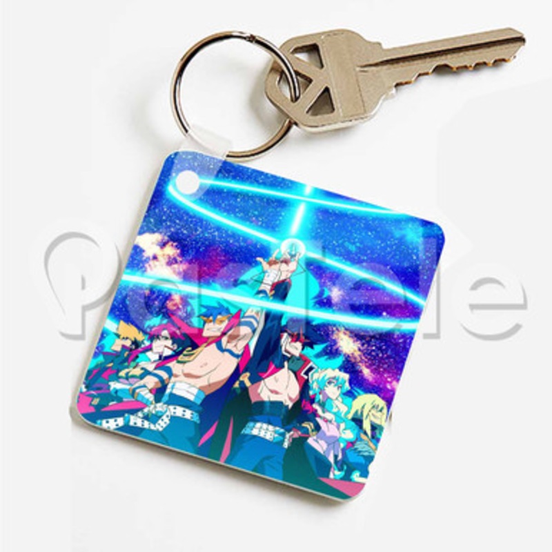 Tengen Toppa Gurren Lagann 2 Custom Keychain Key Ring Jewelry Necklaces Pendant Two Sides