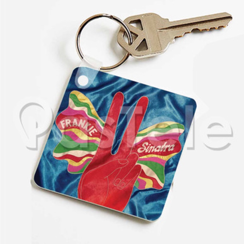The Avalanches Frankie Sinatra Custom Keychain Key Ring Jewelry Necklaces Pendant Two Sides