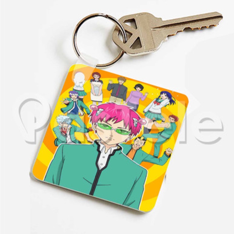 The Disastrous Life of Saiki K 2 Custom Keychain Key Ring Jewelry Necklaces Pendant Two Sides